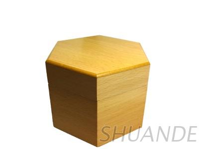 六角木盒